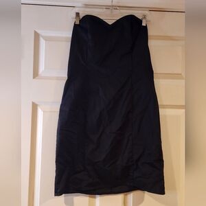 H&M Black Strapless Mini Dress